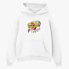 Толстовка худи оверсайз