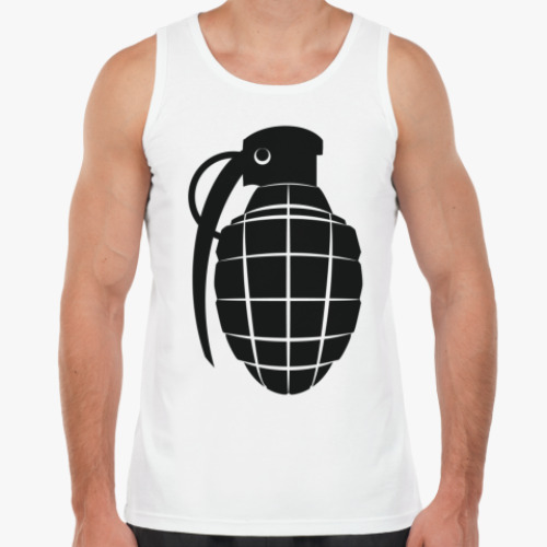 Майка с принтом Граната