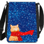 Новогодний котик в снегу