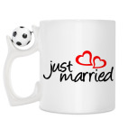 Кружка с футбольным мячиком