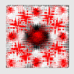 Черно красная абстракция