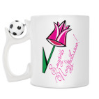 Кружка с футбольным мячиком