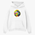 Толстовка худи оверсайз