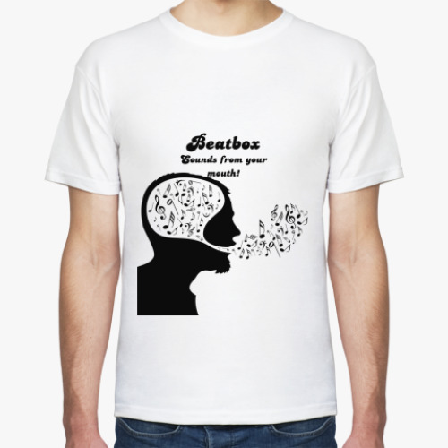 Футболка  beatbox head