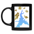 Кружка цветная UV-DTF