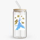 Банка с бамбуковой крышкой