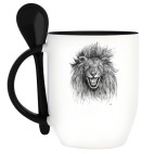 Кружка с ложкой