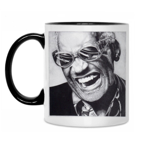 Кружка с принтом Ray Charles