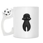 Кружка с футбольным мячиком
