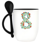 Кружка с ложкой