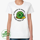 Женская футболка органик