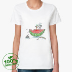 Женская футболка органик