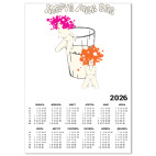 Календарь A2 2026, белый Clockwork orange