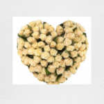 Сердце из роз