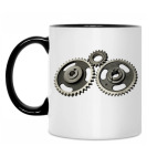 Кружка двухцветная