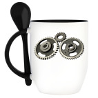 Кружка с ложкой