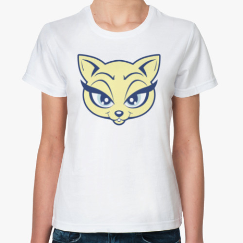 Классическая футболка Beauty Kitty