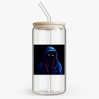 Банка с бамбуковой крышкой