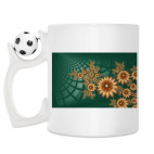 Кружка с футбольным мячиком