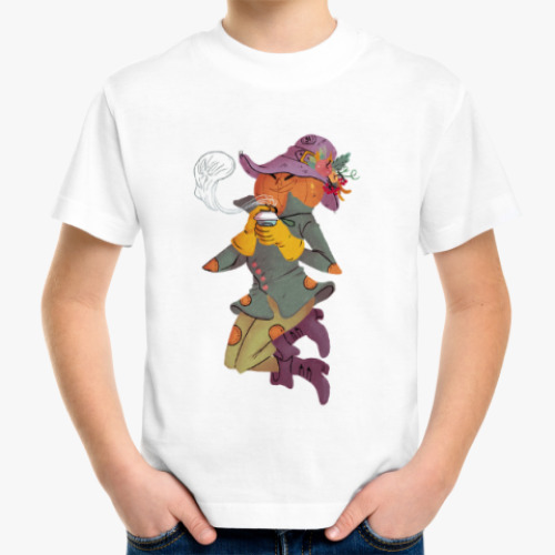 Детская футболка с принтом Джек Фонарь