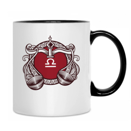 Кружка с принтом Символ Весы Знак Зодиака