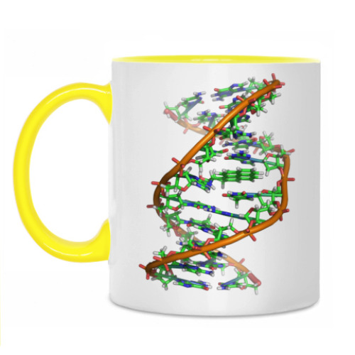 Кружка с принтом ДНК