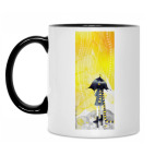 Кружка двухцветная