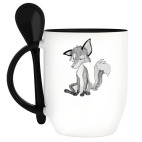 Кружка с ложкой