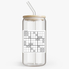 Банка с бамбуковой крышкой