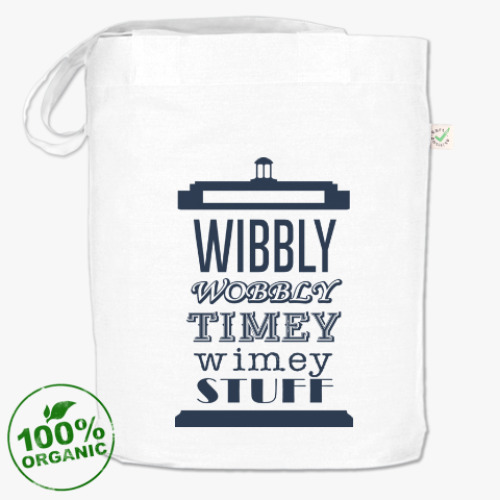 Сумка шоппер Wibbly Wobbly Timey Wimey Stuf