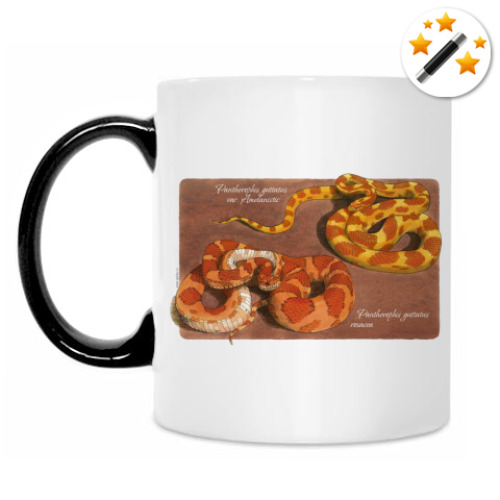 Кружка-хамелеон с принтом E.guttata rosacea