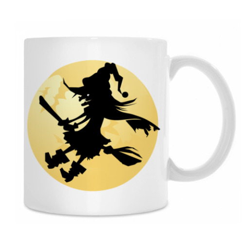 Кружка с принтом Ведьма