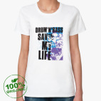 Женская футболка органик