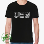 Мужская футболка органик