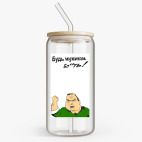 Банка с бамбуковой крышкой