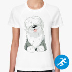 Женская спортивная футболка