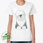 Женская футболка органик