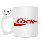 Кружка с футбольным мячиком