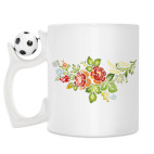 Кружка с футбольным мячиком