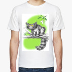 Классическая футболка Чеширский кот