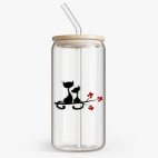 Банка с бамбуковой крышкой