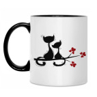 Кружка двухцветная