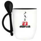 Кружка с ложкой