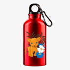 Металлическая бутылка 400 мл UV-DTF