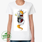 Женская футболка органик