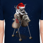 Happy New Year steampunk cat