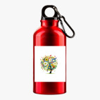 Металлическая бутылка 400 мл UV-DTF