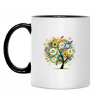 Кружка двухцветная