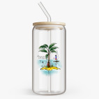 Банка с бамбуковой крышкой