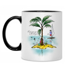 Кружка двухцветная